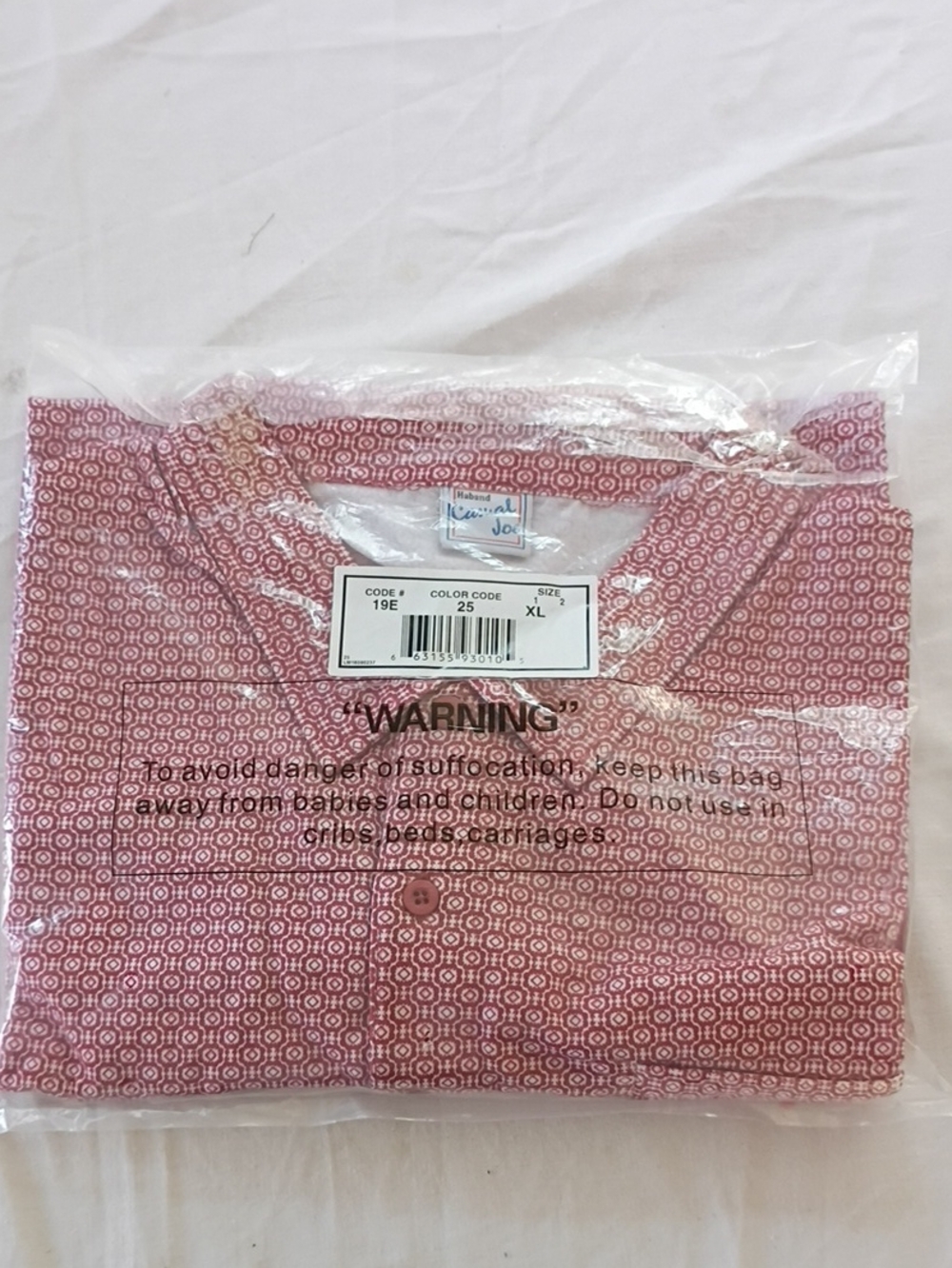 NWT Vintage Haband Casual Joe Short Sleeve Polo Mens Sz XL Golf Business Summer